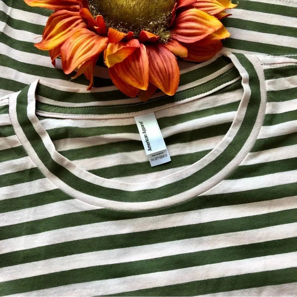 🦋B2G1🦋AMERICAN APPAREL Striped T-Shirt | 3XL | - Picture 4 of 6